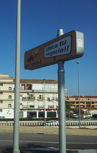Pie sign